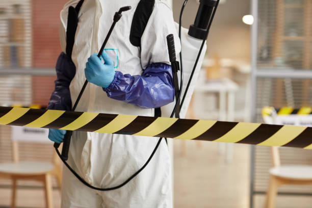 Professional Blood Cleanup technician working in Audubon, NJ